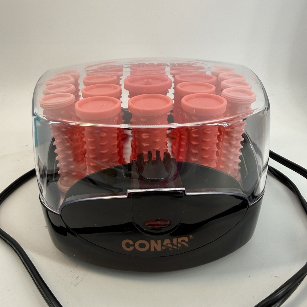 Conair Curls & Waves Multi-Sized Hot Rollers 20 Assorted Rollers Easy Grip HR83S - Picture 6 of 10